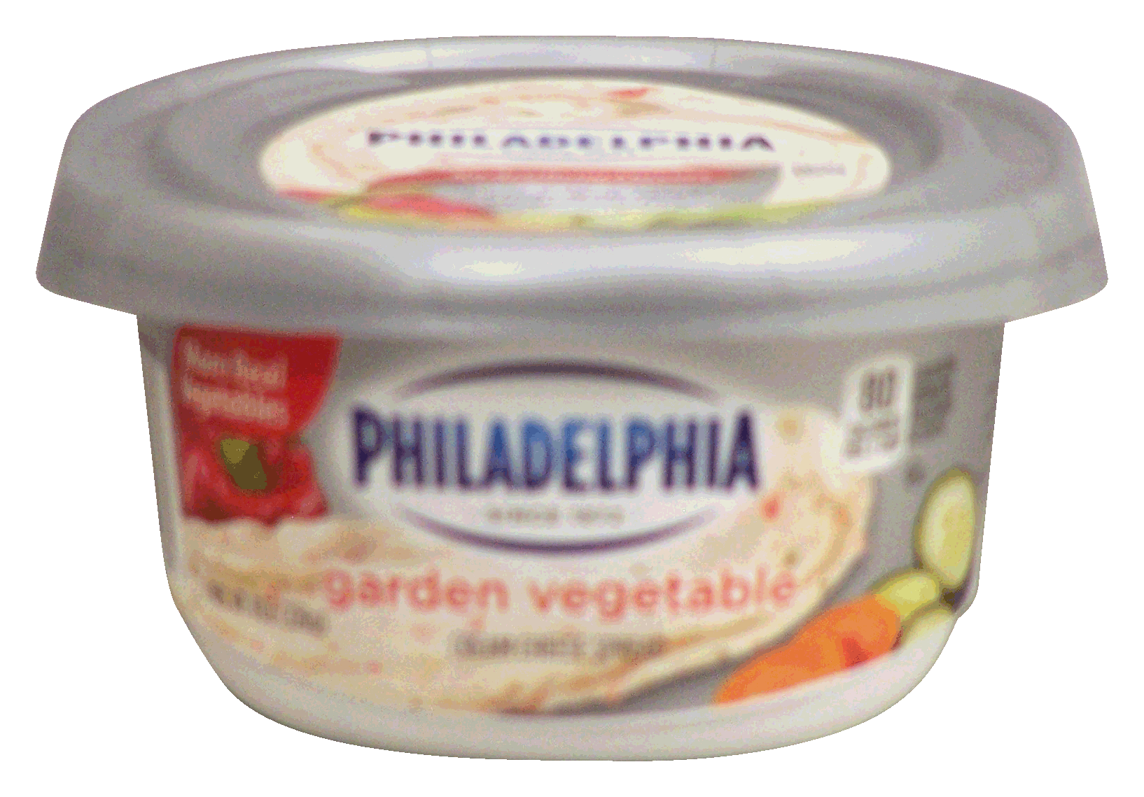 Philadelphia  garden vegetable cream cheese spread, more real vegetables Full-Size Picture